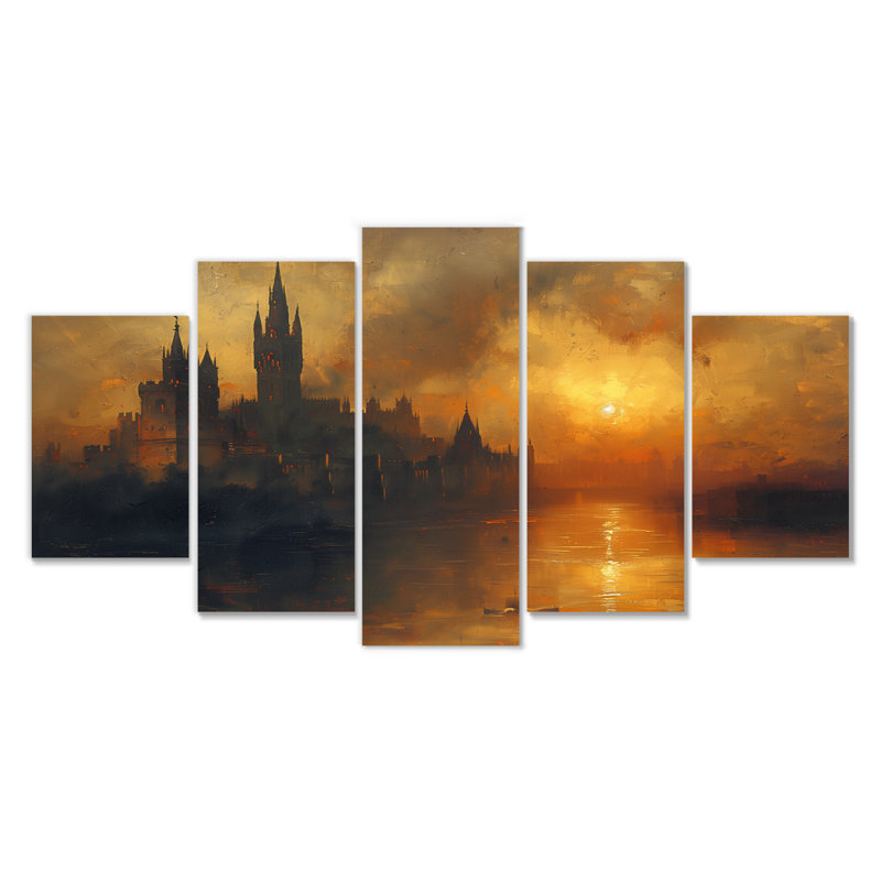 Laux - Castles Canvas Art Set