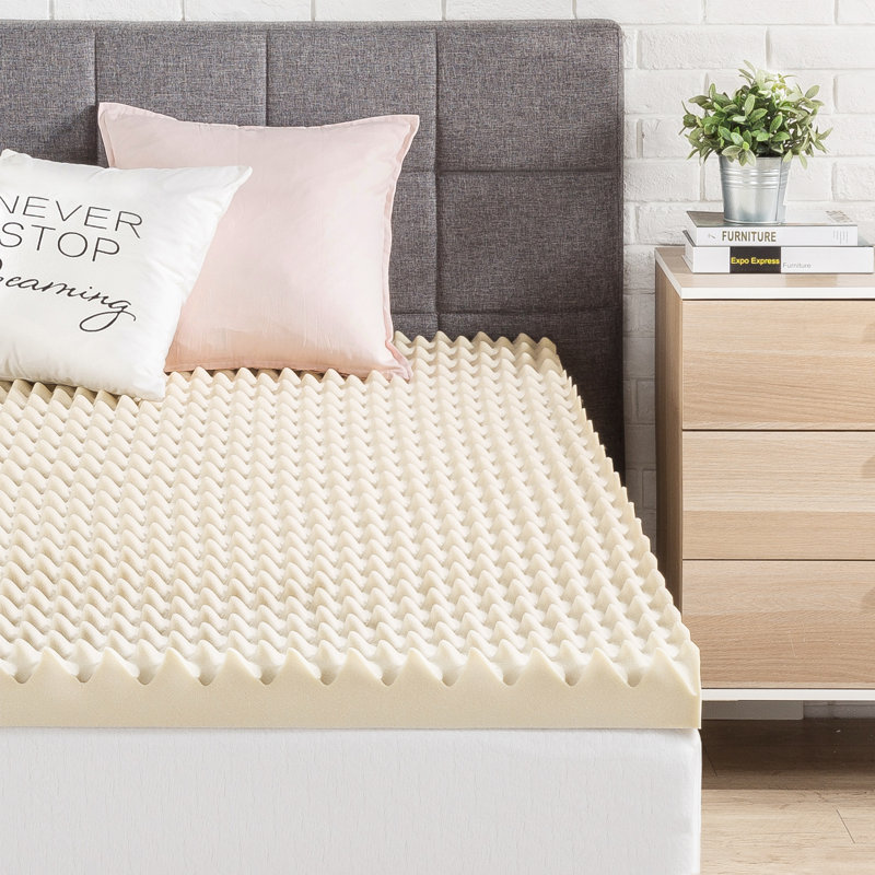 Mousse à mémoire de forme surmatelas Gilkes, Très grand, 3", Cuivre