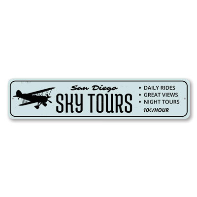 Panneau en aluminium Sky Tours