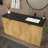 Monterey 59" Inch Freestanding Bathroom Vanity + Reinforced Black Acrylic Right Sink-1173911466-1172379858
