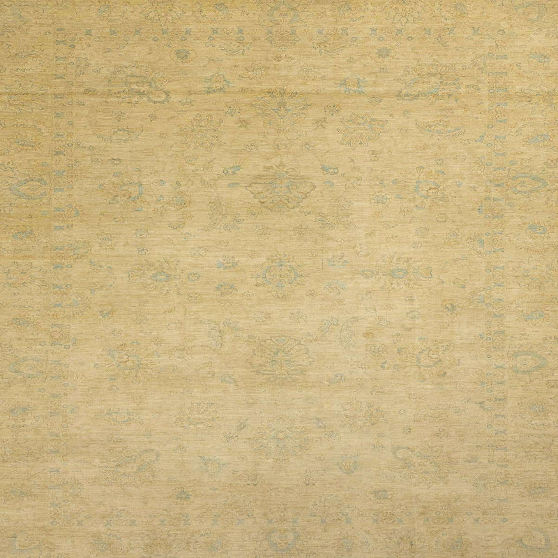 Tapis décoratif multicolore à motif abstrait, Carré 8 pi