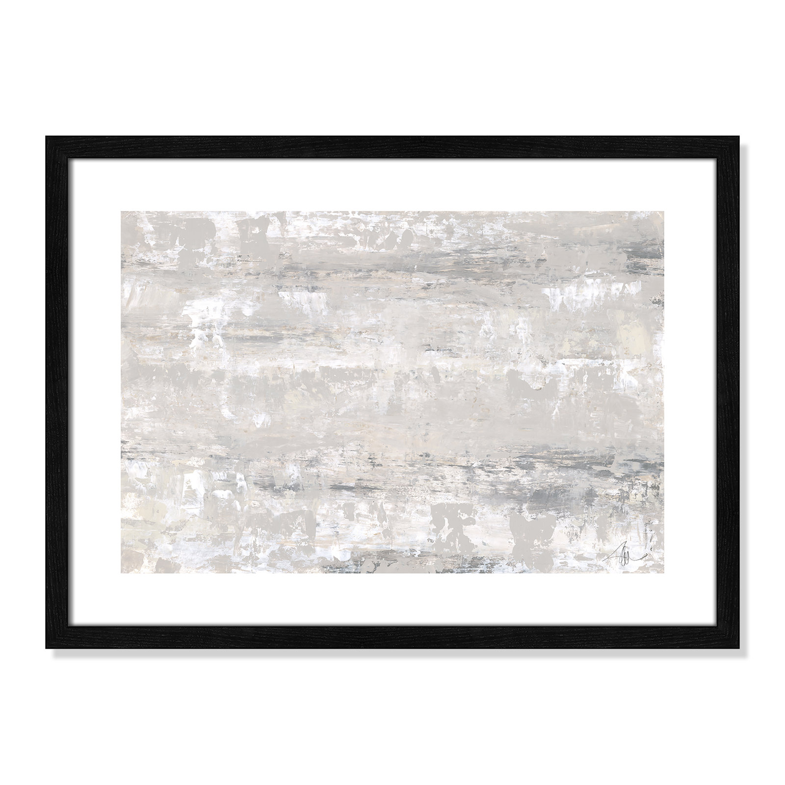 Desert Winds by Filippo Ioco - Print, Black Wood Framed Paper, 17" H x 23" W x 0.75" D