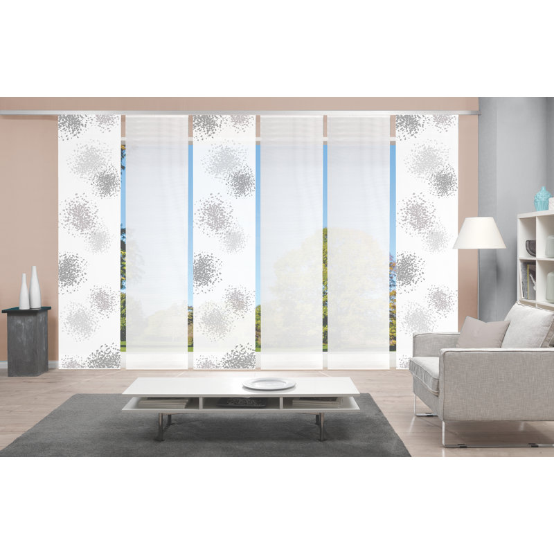 Pelayo Semi Sheer Curtain Panel Pair, Grey