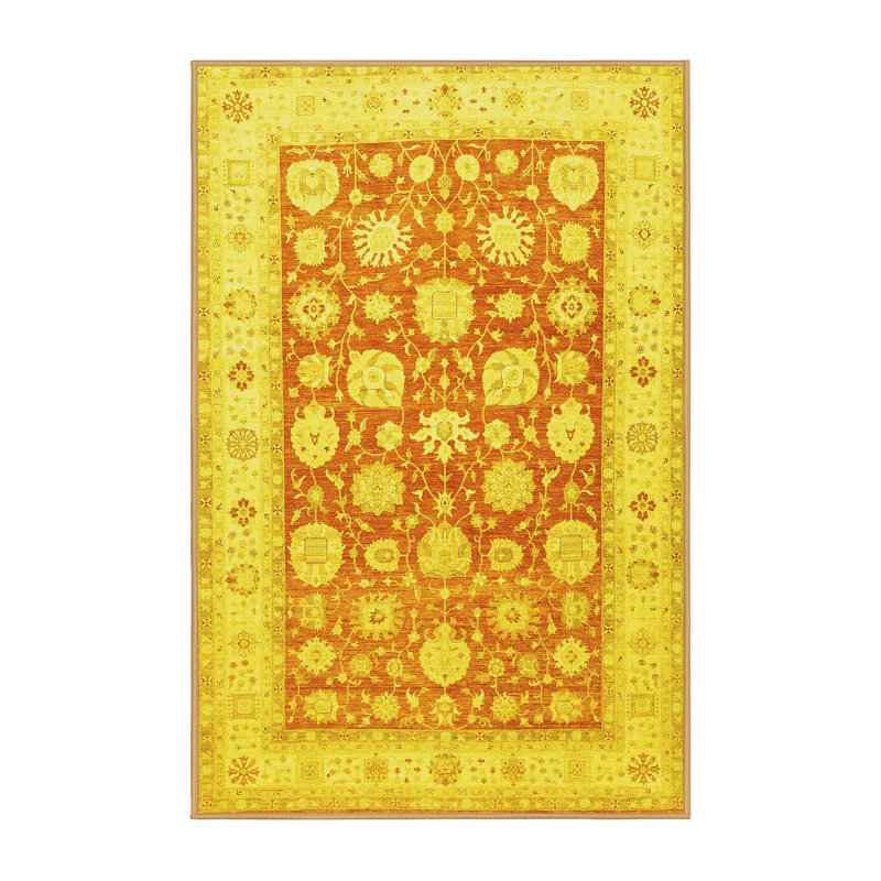Washable Oriental Indoor Rug, Rectangle 8' x 10'