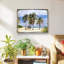 Bloc de bois de plage palm trees Sowder-454282107