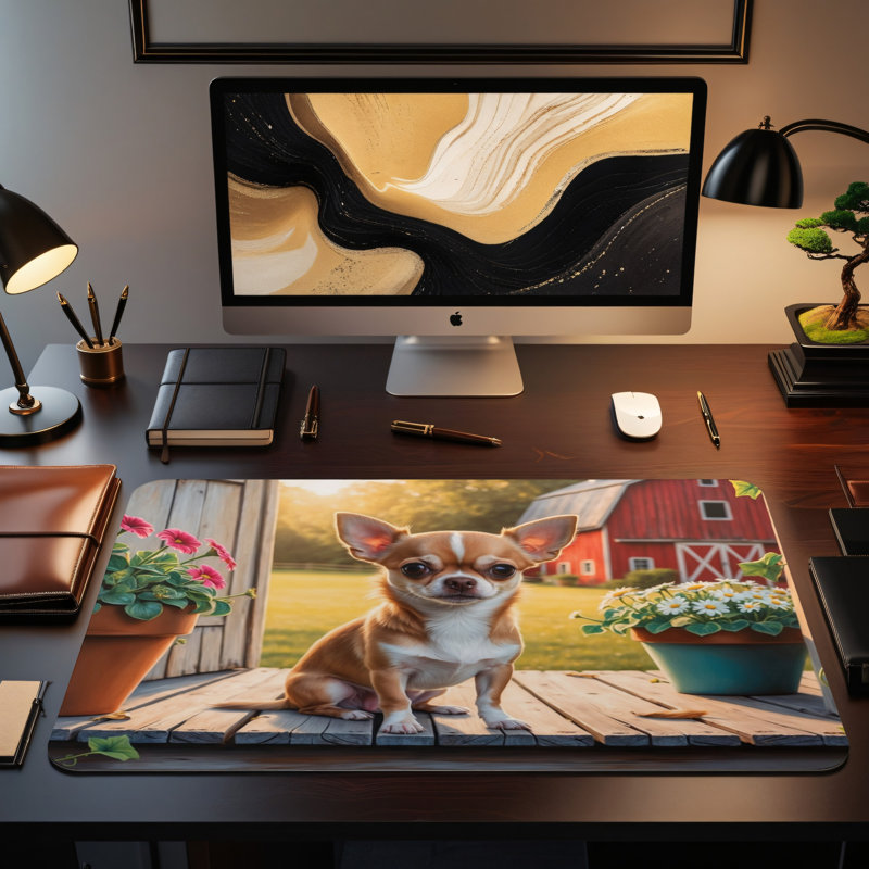 Polyester Desk Pad, 23.6x13.8
