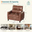 Fauteuil moderne en similicuir 35 po-1434662452