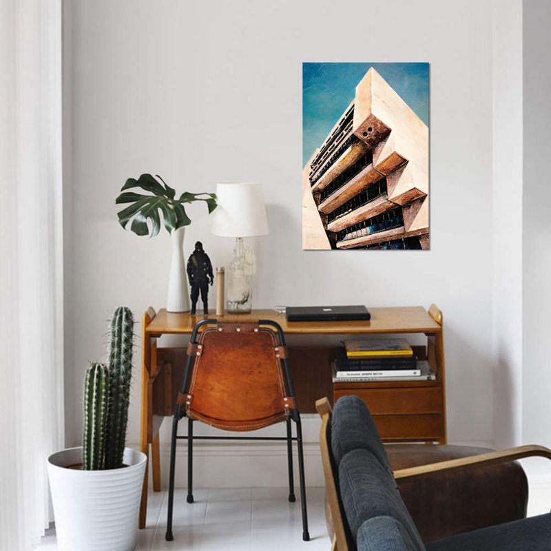 « dallas city », reproduction d’impression sur toile, H 18 po x l 12 po x P 1,5 po, Toile tendue, Pas de tapis
