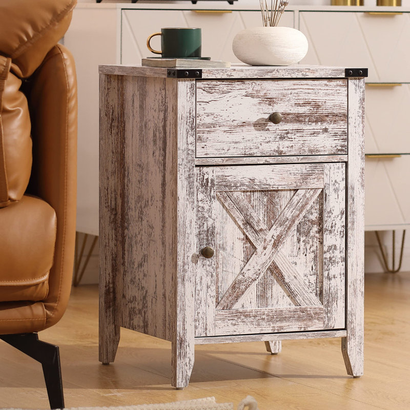 Table de chevet Lilo, Blanc