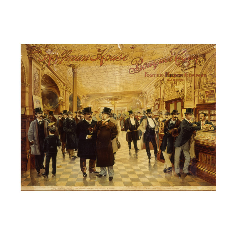 «American School Hoffman House Bouquet Cigars», 1893, art sur toile, H 14 po x l 19 po