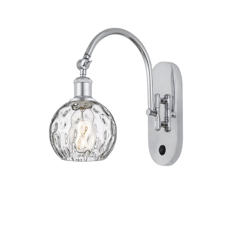 Bras pivotant en acier Ambrosane, Ampoule non incluse, H 11,75 po x l 6 po x P 13 po, Chrome poli