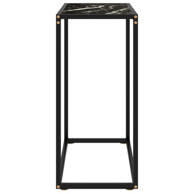 Console en verre trempé