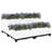 vidaXL Planter Raised Flower Bed with Rattan Look Plant Box Polypropylene