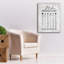  «Kitchen Conversion charte» par 26 po x 34 po, art mural sur toile avec lettres et lignes
