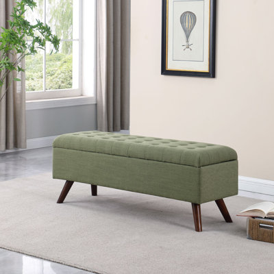 Ataru Polyester Upholstered Storage Bench