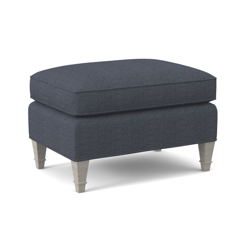 Everton Ottoman, Bisque, Elise Flax