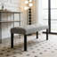 Modern Tufted Linen Dining Bench-1591658838