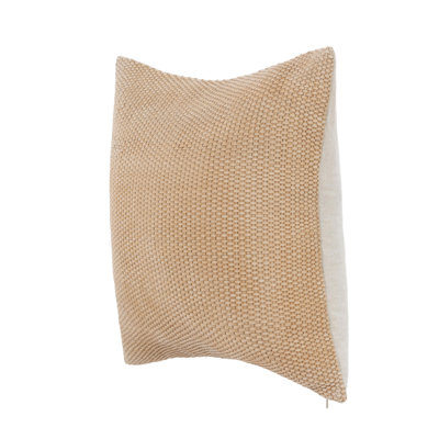 Bassinet 18" Suede Leather Throw Pillow