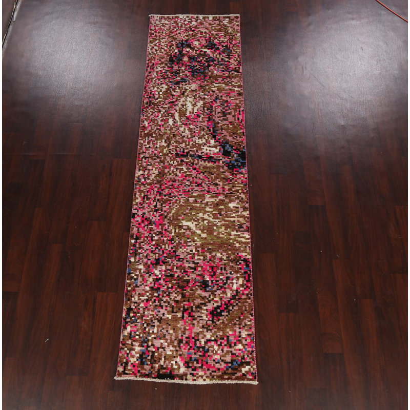 One-of-a-Kind 2'7" X 10'0" New Age Runner Area Rug in