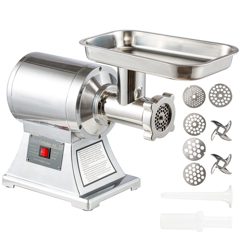 TECSPACE Stainless Steel Electric Meat Grinder