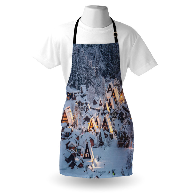 No Pattern Bib Apron