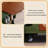 47.09"Brown Solid Wood Mobile Coffee Table