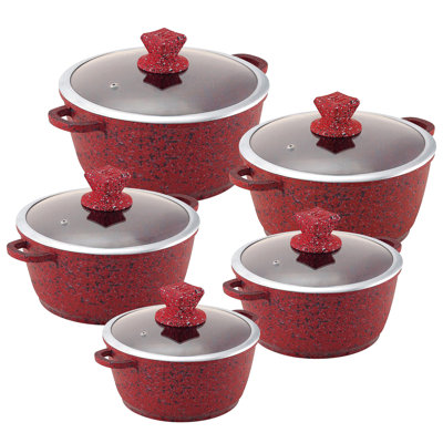 Quintine 5 - Piece Aluminum Cookware Set