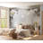 Peel & Stick Glam Wall Mural - Silver Abstract-2083650990