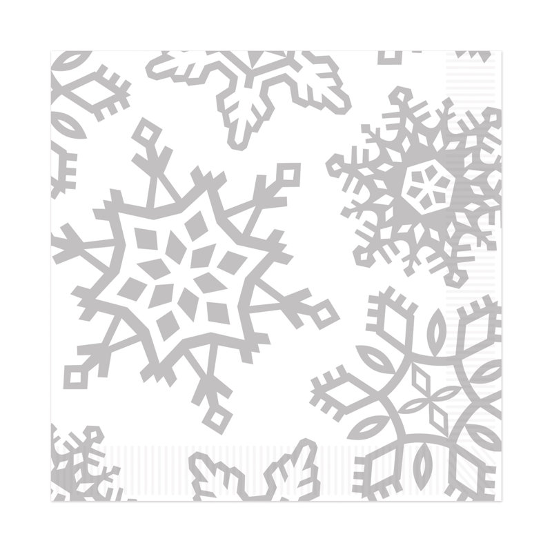 Christmas Snowflake Luncheon Napkins
