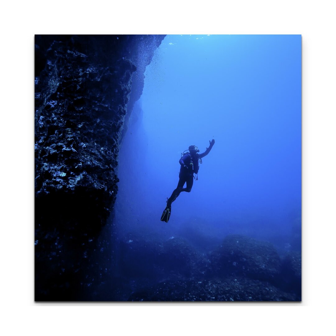 Leinwandbild Taucher auf Malta