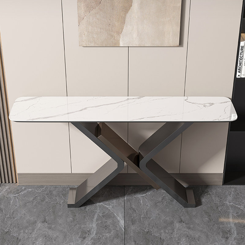 Light luxury style simple console table, 33.5" H x 63" W x 13.8" D