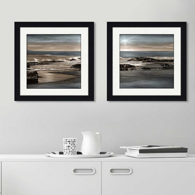 " Blue Sea Sunset II " by Mike Calascibetta 2 - Pieces
