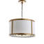 Luminaire suspendu tambour unique à 4 lumières Cassie-32866982