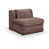 Tissu chenille brun