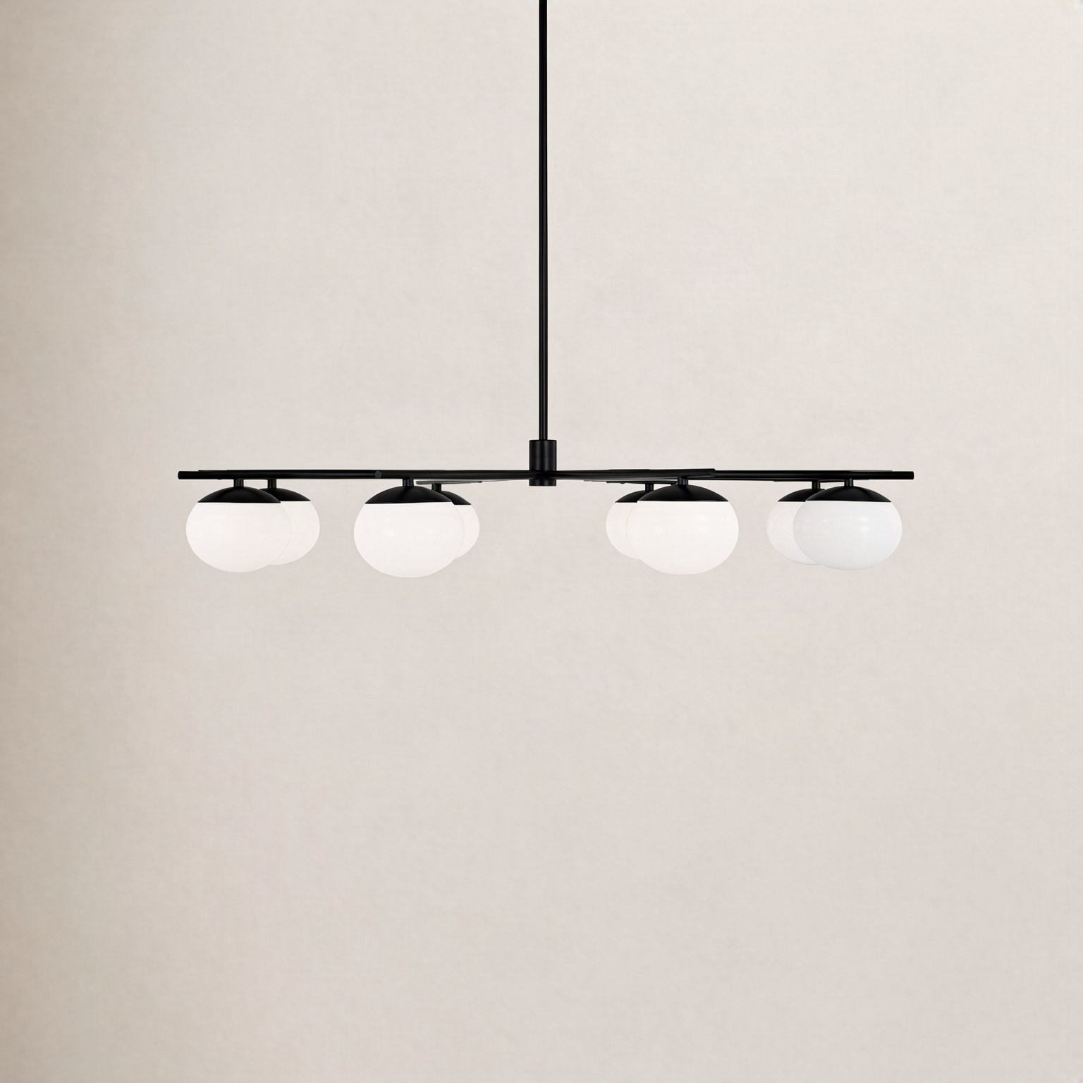 Vibi 8-Light Chandelier, Aged Iron