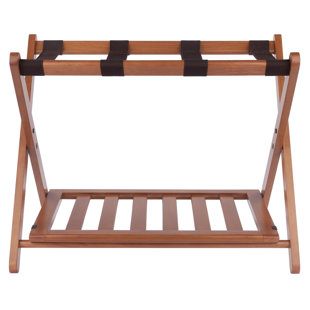 Reese Luggage Rack With Shelf, 