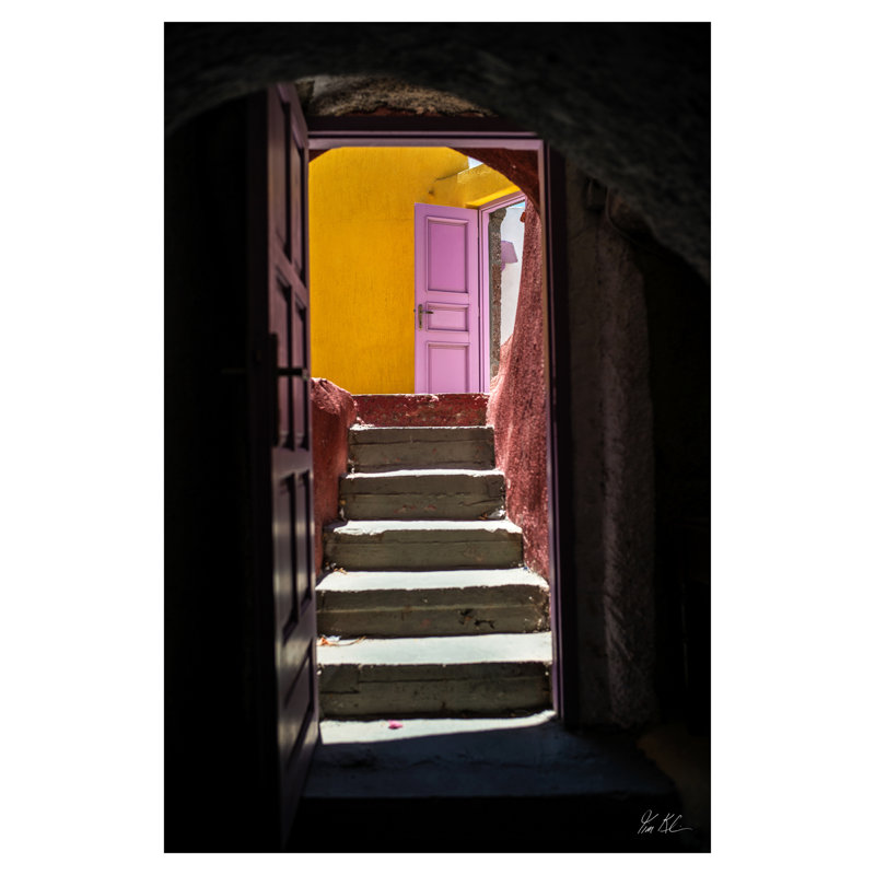 The Doors, 30" H x 20" W x 1.5" D, Artisan Canvas, Oak