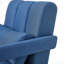 Chaise d'appoint moderne rembourrée avec coussin, tissu en lin confortable pour les petits espaces et une utilisation polyvalente