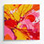 Art abstrait sur toile, aquarelle abstraite rouge-434397608