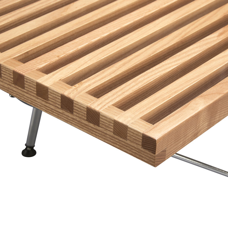 Banc en bois Bullington, Naturel
