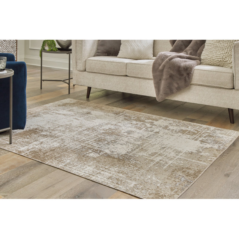 Yacout Washable Indoor Rug, Rectangle 5' x 7'