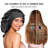 100% 22 Momme Mulberry Silk Bonnet for Sleeping Women - Larger Double Layer Silk Hair Wrap-107823377