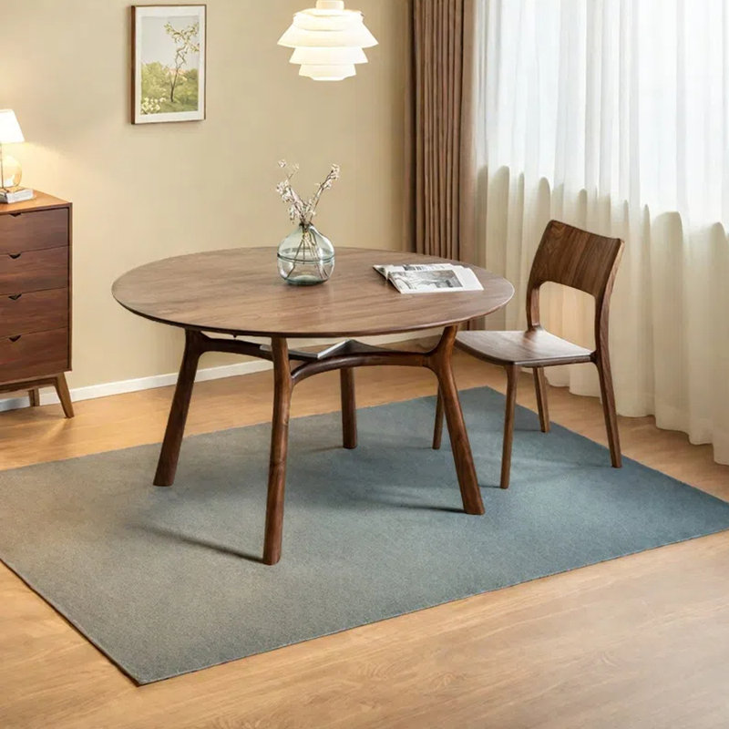 Table de salle à manger ronde italienne, H 29,53 po x L 47,24 po x l 47,24 po