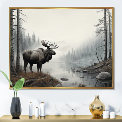 " Gray Moose Tranquil Tones "