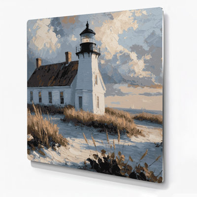 Art mural en métal Coastal Nantucket Heritage Grey