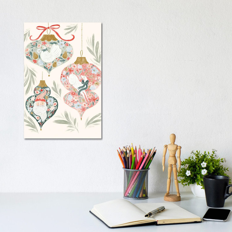Ornements multicolores - reproduction d'art mural - toile tendue