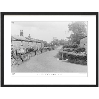 Osbaldeston, Lane Ends C1955 - Single Picture Frame Print