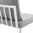 Riverside Outdoor Patio Aluminum Armless Chair with Sunbrella Cushions-2060419886