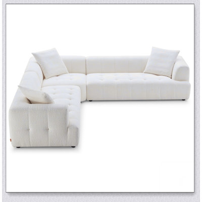 Canapé d'angle Ivory Boucle