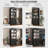 79"H Glass Display Cabinet With Sensor Light And 3 Drawers For Home And Office-97944960
